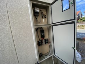 愛知県常滑市の共同住宅にて配電盤の取替電気工事